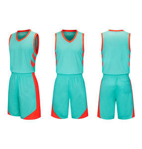 Tenue de basketball unisexe noire imprimée, séchage rapide, respirante, anti-plis, en polyester, certifiée BSCI - Product Image 1