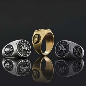 Anillo Masónico BOJ 004 Personalizado de Plata con Diamantes, Anillo de Graduación Universitaria Unisex, Regalo para Fiestas y Ocasiones Especiales, Precio Bajo - Product Image 1