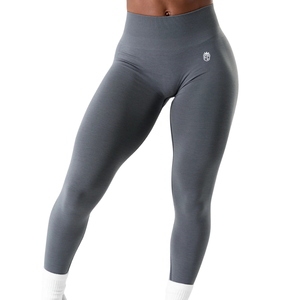 Leggings Deportivos de Cintura Media para Mujer, Sin Costuras, con Efecto Scrunch, Alta Elasticidad, para Yoga, Gimnasio, Fitness, Control de Abdomen, Ropa Deportiva, Uso Diario - Product Image 1