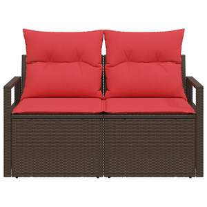 Canapé de jardin en polyrotin avec coussin 47,24 x 24,41 x 27,17 pouces, mobilier d'extérieur élégant - Product Image 5