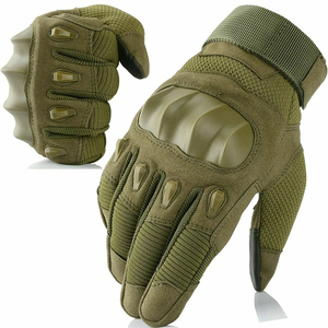 Guantes Deportivos de Seguridad de PU hasta la Muñeca, Transpirables, para Uso en Exteriores, Estilo Primavera-Otoño, Verde Oliva, Guantes de Motocicleta de Dedo Completo, Gran Venta - Product Image 1