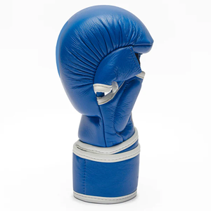 ถุงมือฝึกซ้อม MMA แบบขายส่ง ถุงมือมวยไทยสำหรับต่อยกระสอบทราย แบบครึ่งนิ้ว ทำจาก PU พร้อมสายรัดข้อมือปรับได้ สำหรับคิกบ็อกซิ่ง - Product Image 6