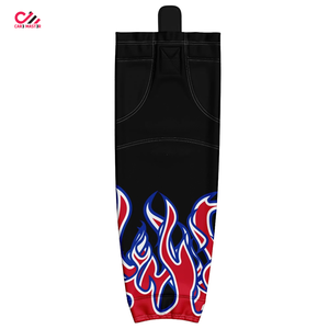 Durable Lightweight Quick Dry Ice Hockey <b>Socks</b> Stretch Fabric Stitching Customizable Design Logo 100% <b>Polyester</b> <b>Socks</b> - Product Image 2