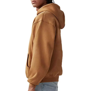 High Quality 100% Polyester <b>Thick</b> Blank Oversized <b>Fleece</b> Custom Print Wholesale Factory Custom Logo Men's Hoodie - Product Image 2