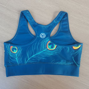 Dark Blue Sperms Breathable Plus Size Fashion Sports Bras Cozy Y Back Yoga Bra Sleeveless Crop Tank Tops - Product Image 6