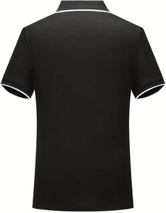 T-shirt polo sportif léger et respirant en tissu mesh, nouvelle tendance, pour femme, avec bordure contrastée, design élégant. - Product Image 1