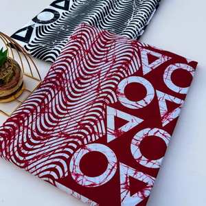 Tissu africain luxueux imprimé à la cire et coton Ankara libyen personnalisé pour tenue de mariage à la mode et ameublement de maison - Product Image 1