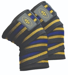 High Quality Soft Cotton Gym Fitness Workout Gear Elastic Bandage Protective <b>Knee</b> <b>Wraps</b> for Weight Lifting Elbow <b>Knee</b> <b>Wraps</b> - Product Image 1