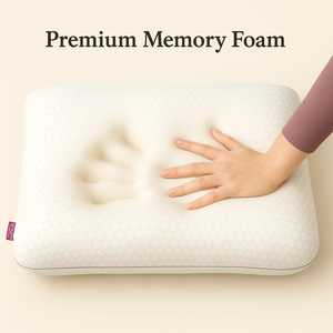 Extra Soft Adjustable Modern Large King Size Memory Foam <b>Pillow</b> for Comfortable Sleep for Neck Support - Product Image 6
