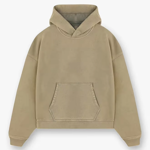 Sudadera con Capucha y Cuello Redondo de Forro Polar Lavado Bordado para Mujer, Tallas Grandes, Invierno/Otoño/Primavera, OEM - Product Image 2