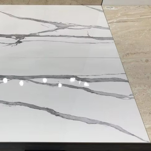 Azulejos de Porcelana Blanca con Acabado Brillante de Alta Calidad, 600x1200, Diseño Moderno para Interiores, Hechos en India, Venta al Por Mayor para Villas - Product Image 1