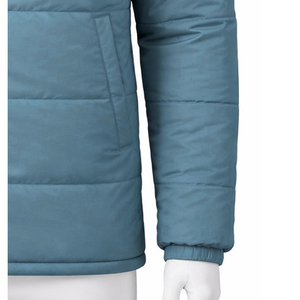 Veste matelassée unisexe avec logo personnalisé, vente en gros, veste d'hiver isolée, veste rembourrée imperméable, manteau d'extérieur - Product Image 3