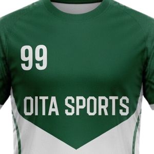 Maillot de handball bicolore vert et blanc pour hommes, manches courtes, tenue de match athlétique, vêtements d'entraînement d'équipe en polyester - Product Image 5