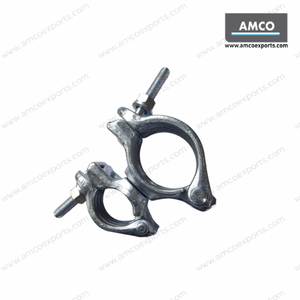 HDG Galvanized Industrial Scaffolding Accessories Swivel Clamp 76x48.3mm Steel Coupler for Outdoor Support by AMCO EXPORTS - Product Image 1