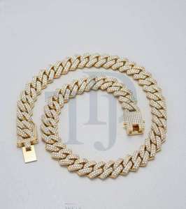 Chaîne cubaine de luxe Hip Hop en argent 925 avec options Moissanite et diamant de laboratoire, bijoux haut de gamme en or 10K 14K - Product Image 3
