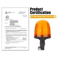 Feux de signalisation LED ambre ECE R65 R10 pour tracteur, chariot élévateur, 21W, 5 motifs, feux d'avertissement LED