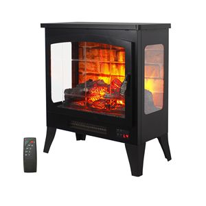 Caminetto Elettrico Moderno da 21 Pollici, Stufa Riscaldante Autoportante con Design 3D LED su Tre Lati, Telecomando, Ritiro Non Supportato - Product Image 4