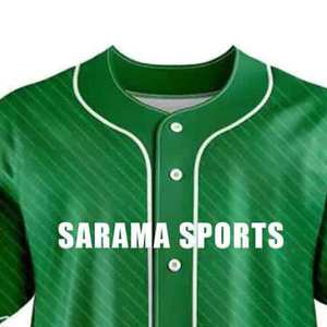 Camisetas de Béisbol Personalizadas al por Mayor para Hombre, Uniformes Deportivos con Cuello en V, Sublimación, Transpirables, de Malla, Fabricante OEM - Product Image 3
