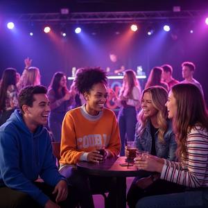 Sudadera de invierno para mujer, totalmente personalizada, con cuello simulado, estilo oversize, hombros caídos, estilo urbano relajado, bordado liso, ODM - Product Image 3