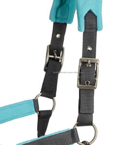 Sangle en nylon confortable de qualité supérieure licou de cheval en nylon léger dans beaucoup de couleurs et de tailles avec du matériel de fer - Product Image 6