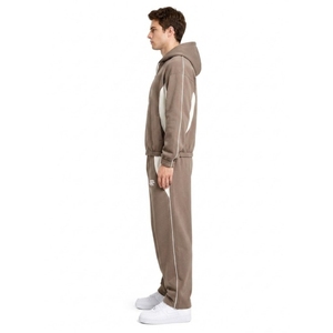 Conjunto Deportivo Premium Extra Grande para Hombre – Sudadera con Cierre y Pantalones Deportivos |   Felpa de Algodón de Alta Densidad (GSM) |   Conjunto de Ropa Urbana - Product Image 5
