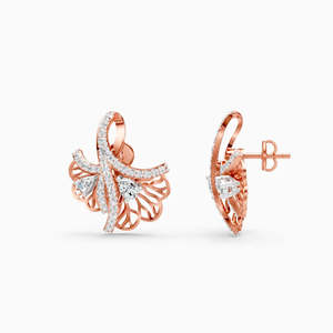 Pendientes de Diamantes Cultivados en Laboratorio, Corte Brillante, Oro Sólido de 14K, Modernos para Mujer, Certificados por IGI, 3.196g, Regalos Únicos para Bodas y Fiestas - Product Image 5