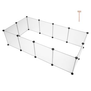 Box per animali domestici portatile grande in plastica con chiusura a cordino, in ferro solido, per animali di piccola taglia, cuccia per cuccioli, recinzione, tenda per uso domestico - Product Image 6