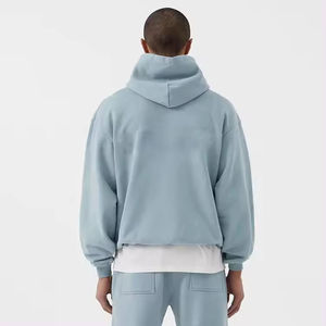 Conjunto de Sudadera con Capucha y Pantalones Deportivos Unisex Personalizados, de Felpa de Algodón de 400 Gsm con Estampado, Sudadera de Invierno para Hombre - Product Image 6