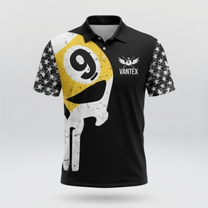 Polo de billard personnalisé pour homme, respirant, style golf, uniforme de joueur, vêtement de sport, tenue d'équipe, logo personnalisé, vêtements décontractés - Product Image 1