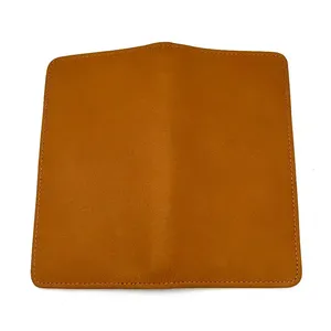 Portefeuille de voyage pour homme en cuir de vache véritable avec poche à monnaie RFID, porte-cartes, couleur et logo personnalisés - Product Image 3