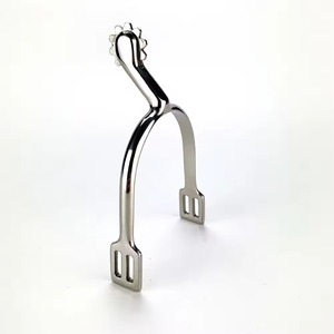 2026 Pakistan Made High Quality Stainless Steel Horse Riding Spurs Wholesale <b>Equestrian</b> Racing Spurs Custom Logo Cheap Price - Product Image 2