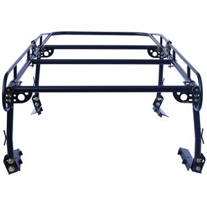 บันไดรับเหมารถบรรทุกปรับได้1000ปอนด์บันไดยาวแค็บรถกระบะเรือคายัคแร็คไม้พร้อมอุปกรณ์เสริมบาร์ด้านข้าง - Product Image 6