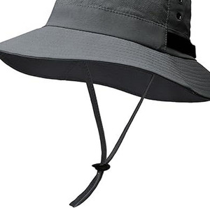 Chapeau Bob en Maille Respirante Personnalisable avec Sangle de Menton Réglable Unisexe pour Extérieur Printemps-Été Couleur Unie Décontracté pour Adulte - Product Image 6