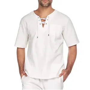 Camiseta Blanca de Manga Corta para Hombre, Cuello Redondo, Corte Regular, Tejido Jersey Informal, 100% Algodón, Transpirable, con Estampado de Dibujos Animados en la Parte Delantera - Product Image 3