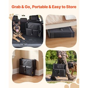 Foldable 4-Step Extra Wide <b>Dog</b> <b>Car</b> <b>Ramp</b> Non-Slip Surface <b>for</b> Large <b>Dogs</b> Portable Lightweight Pet Stairs - Product Image 5