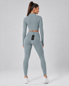 Nouvelle Collection de Vêtements de Sport Actifs 5 Pièces : Soutien-Gorge de Sport, Leggings et Veste de Yoga, Ensembles d'Entraînement pour Femmes, Tenue de Sport pour la Gym et le Fitness - Product Image 3