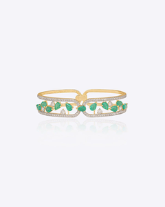 Pulsera Botanica Bloom, Diseño Floral Inspirado en la Naturaleza, Pulsera de Moda con Elegantes Motivos Botánicos, Artesanía Delicada - Product Image 1