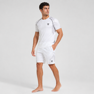 Men's Clothing Summer Wear 2 Pieces <b>Sets</b> Summer <b>Sets</b> New Men Casual Short Sleeve T Shirt Shorts Solid <b>Set</b> - Product Image 4