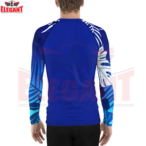 Meilleur prix de gros – Rashguard de compression personnalisé en tissu Spandex et Nylon, vêtement de fitness à séchage rapide pour adulte - Product Image 6