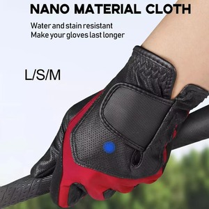 2025 New Model Men's Lightweight Golf <b>Gloves</b> Genuine Leather Zipper Closure Anti-Skid Breathable <b>Moisture</b> Wicking Sports <b>Gloves</b> - Product Image 2
