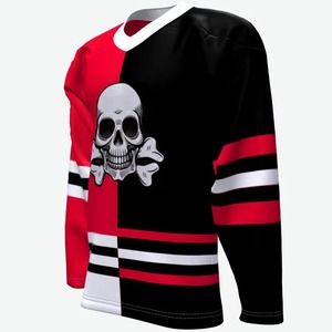 ice hockey team jersey custom logo breathable athletic sportswear durable lightweight uniform for training and matches OEM - Product Image 2