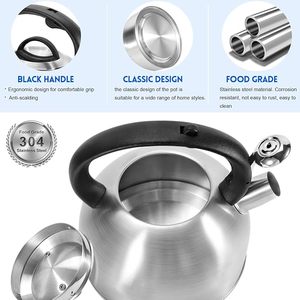 Elegant Eco-Friendly Stainless Steel Tea Coffee <b>Pot</b> Cover <b>Lid</b> Durable Serving Kettle Mirror Finish Hotel Restaurant Home Kitchen - Product Image 3