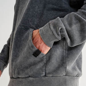 Chándal Informal con Capucha, Lavado Ácido, de Color Sólido, Personalizado, al Por Mayor, 100% Algodón, Suave al Tacto, Más Vendido a Bajo Precio - Product Image 2