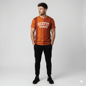 Camiseta de Alta Calidad para Hombre, 220 Gramos, Algodón Grueso, Cuello Redondo, Manga Corta, Hombros Caídos, Talla Grande, Logotipo Personalizado, Color Sólido - Product Image 1