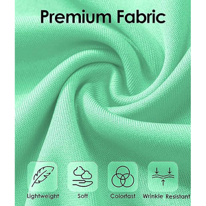 Bulk Mens Long Sleeve Rash Guard Mint Green <b>SPF</b> 50 Plus UV Sun Protection Swim Shirt Factory Direct Custom Swimwear Tee - Product Image 2