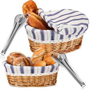 Paniers à pain bohèmes en bois de pin sculpté à la main - Artisanat de Moradabad - Product Image 2