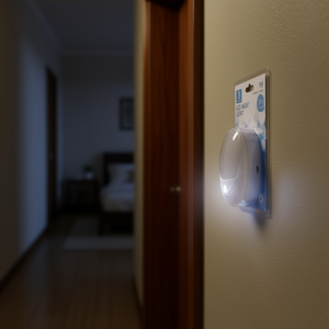 Luce Notturna LED 1W 220-240V 50-60Hz 20lm 6500K Bianco Freddo, Montaggio a Parete, Sensore di Luce Elettrico, Decorazione Casa - Product Image 3