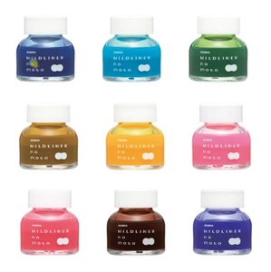 Zebra Mildliner Juego de botellas de tinta-Recambio de degradado azul suave para Resaltadores Mildliner () - Product Image 3