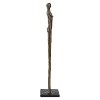 Sculpture Moderne Abstraite en Aluminium Faite à la Main, Couple Tenant les Mains, Décoration de Mariage, Anniversaire, Ferme, Maison, Statue de Table