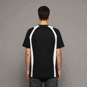 Hot Selling Custom Made Heavyweight 100% Cotton Oversized Color Block T-<b>Shirt</b> Summer Wear Breathable Crew Neck Tee <b>Shirt</b> - Product Image 6